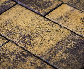 Тротуарная плитка Выбор Паркет мультиформатный Б.9.Псм.8 80 мм Листопад Янтарь