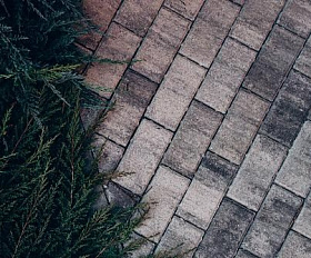 Тротуарная плитка Прямоугольник Arbet 60 мм ColorMix Гранит