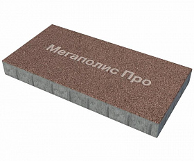 Тротуарная плита Фабрика Готика 800х400х80 мм Сильвер 7