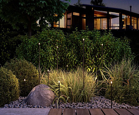 Уличный светильник Elektrostandard Lumos 35168/F черный