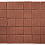 Тротуарная плитка Лидер 40 Квадрат 200х200х60 мм Красный
