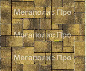 Тротуарная плитка Выбор Мюнхен Б.2. Фсм.6 60 мм Листопад гранит Янтарь