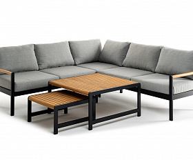 Лаунж зона из алюминия MAYA темно-серый графит Joygarden