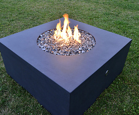 Уличный газовый камин ALTAIR Vitgarden 100x100x45 см