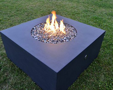 Уличный газовый камин ALTAIR Vitgarden 100x100x45 см
