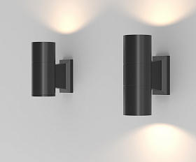 Настенный светильник (бра) Bowery Maytoni O574WL-02B цвет Черный