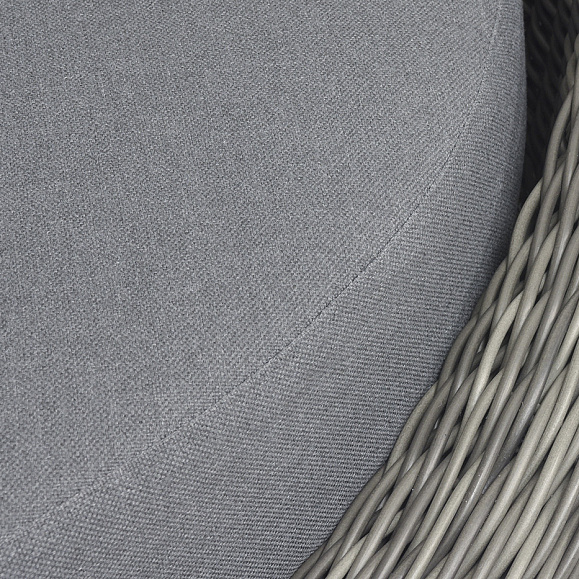 Барселона кресло из искусственного ротанга, цвет графит фото 7