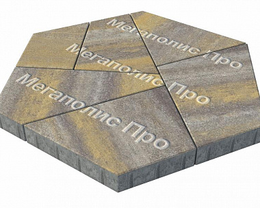 Тротуарная плитка Выбор Оригами Б.4.Фсм.8 80 мм Искусственный камень Доломит