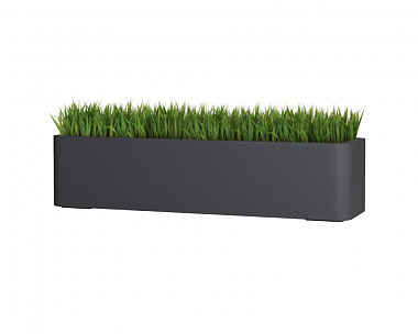 Кашпо Concretika Balconera 80x22x18 Marengo