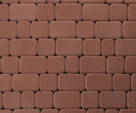 Тротуарная плитка 342 механический завод Классика 60 мм Красный