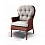 Плетеное кресло Алиса 4SIS из искусственного ротанга, цвет коричневый