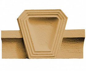Замковый камень "Шамот", цвет Песочный