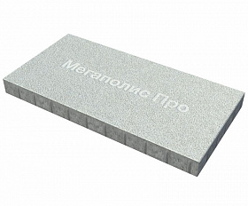 Тротуарная плита Фабрика Готика 1000x500x80 мм Голд Кристалл