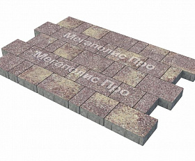 Тротуарная плитка Фабрика Готика Новый Город 60 мм Сансет FINERRO