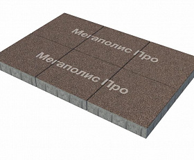 Тротуарная плитка Фабрика Готика Квадрат 400х400х60 мм Голд 20