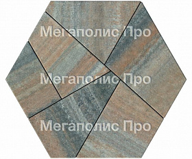 Тротуарная плитка Выбор Оригами Б.4.Фсм.8 80 мм Листопад Клен