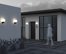 Настенный светильник (бра) Bold Maytoni O598WL-01B цвет Черный