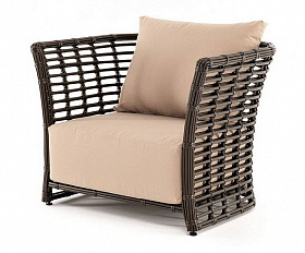 Кресло Валенсия 4SIS из искусственного ротанга, цвет бронзовый