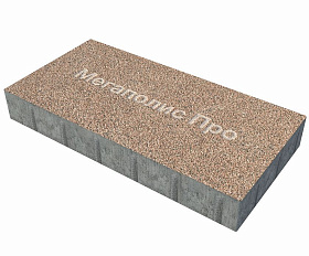 Тротуарная плита Фабрика Готика 600x300x80 мм Голд 15