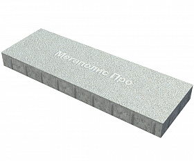 Пошаговая плита для дорожек 900x300x80 мм Белый с гранитной крошкой