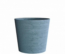 Кашпо Concretika Crater D30 H24 Erosia Blue