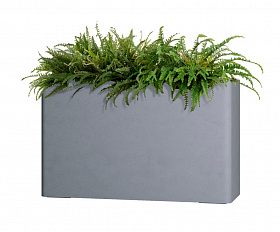 Кашпо Concretika Flora 90x35xH55 Arctiс blue