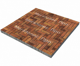 Тротуарная плитка Выбор Паркет Б.4.П.6 Листопад Гранит Саванна