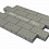 Тротуарная плитка Фабрика Готика Картано 300х150х60 мм Сильвер 10