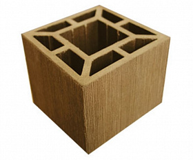 Столб большой 120 Террапол 3050х120х120 мм, цвет Дуб Севилья