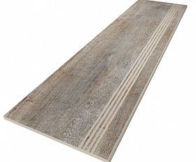 Керамогранитная ступень Estima BG00 1200x300x10 мм с насечками