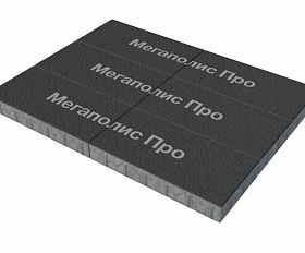 Тротуарная плитка Выбор Прямоугольник Б.5.П.10 600х300х100 мм Черный Гранит