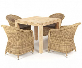 Обеденная группа Виченца R 4SIS, цвет соломенный