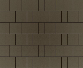 Тротуарная плитка Фабрика Готика Новый Город 40 мм PROFI темно-коричневый на сером цементе п/п