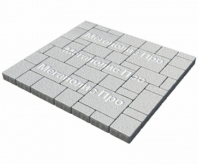 Тротуарная плитка Выбор Мюнхен Б.2. Фсм.6 60 мм гранит Белый