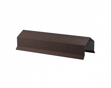 Верхняя заглушка Металлопрофиль Rancho Rooftop Бархат 0.5 RAL8017