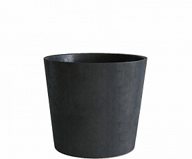 Кашпо Concretika Crater D30 H24 Charcoal