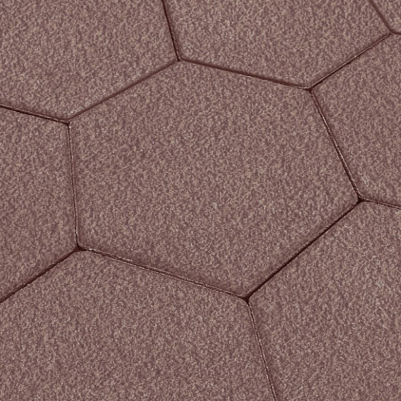 Тротуарная плитка Выбор Соты - Б.3.Ш.6 60 мм Гранит Коричневый фото 1