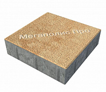 Тротуарные плиты Выбор Квадрат Б.1.К.6 300х300х60 мм Листопад Гранит Сахара