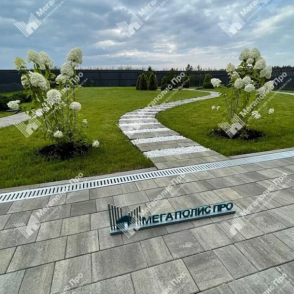 Тротуарная плитка Braer Старый город Венусбергер 40 мм Туман фото 5