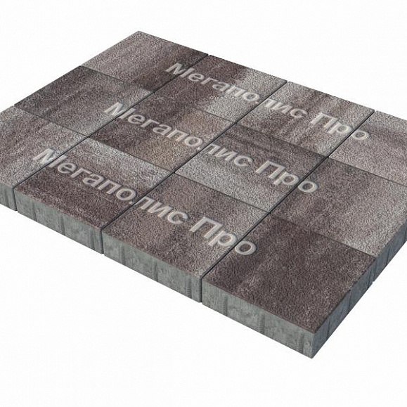 Тротуарные плиты Выбор Квадрум  В.1.К.10 300х300х100 мм Листопад Гранит Хаски фото 3