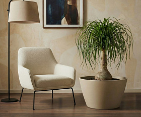 Кашпо Concretika Боул D80H45 Имбирный 1019