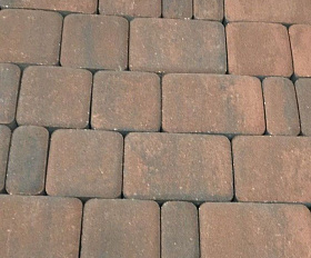 Тротуарная плитка Фабрика Готика Классика 180х120х60, 120х120х60, 120х60х60 мм Гавана