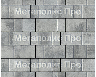 Тротуарная плитка Выбор Старый город Искусственный камень А.1.Фсм.4 40 мм. Шунгит