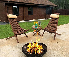 Relax 2 кресла + столик, Палисандр