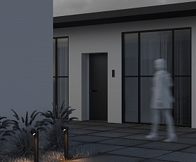 Ландшафтный светильник Wall Street Maytoni O010FL-01B цвет Черный