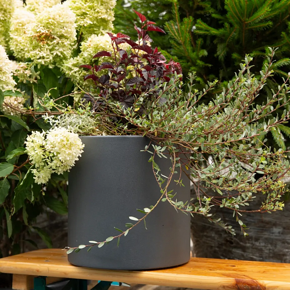 Кашпо TERRAFAKTURA Тюб S D40H40 Маренго фото 1