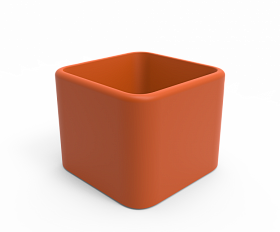 Кашпо Berkano Cubo 60 Orange