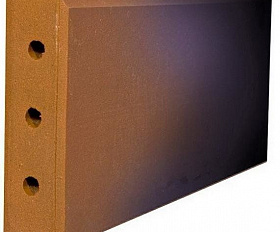 Бордюрный камень ZG-Clinker 305*37*130 Красный пестрый