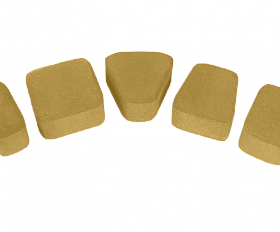 Тротуарная плитка Нобетек Классика 1КЛ6Ф желтая