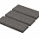 Тротуарная плитка Stellard Патио XL 80 мм Серый